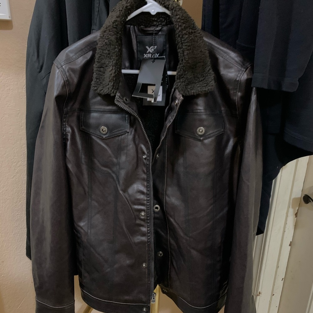 Brand New X-ray Leather Jacket